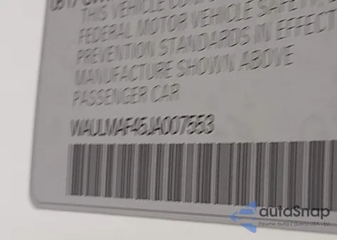 2018 Audi A4 2.0T Tech Ultra Premium/2.0T Ultra Premium from USA, damaged, VIN WAULMAF45JA007553